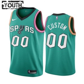 Dres San Antonio Spurs Prilagođeni Nike 2022-23 City Edition Teal Swingman - Dječji